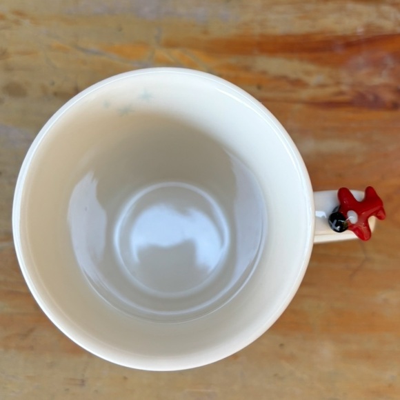 Starbucks 2011 Holiday Winter Fun Collector Mug Figural Red Airplane Handle 8oz - Picture 6 of 9